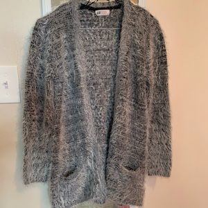 Fuzzy cardigan from H&M. Fits medium or small.